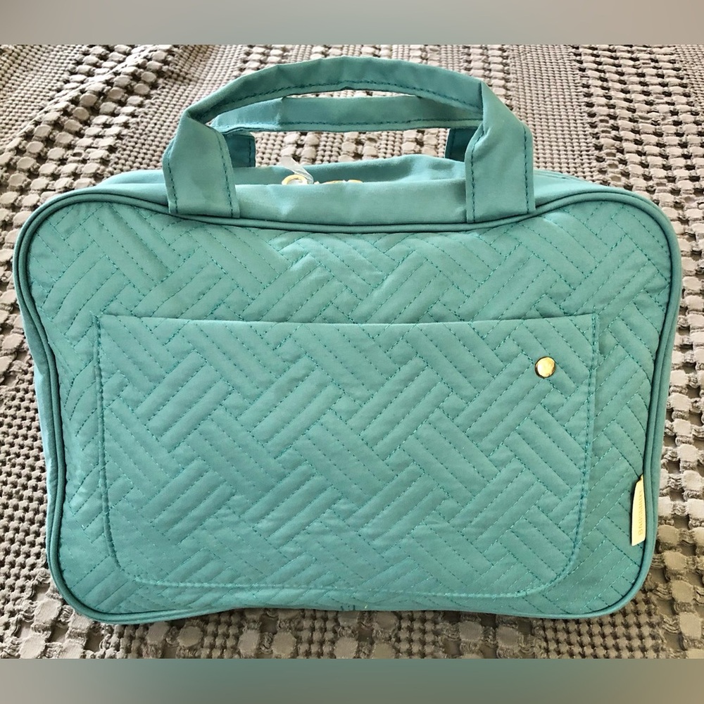 Teal Quilted Carry Bag
